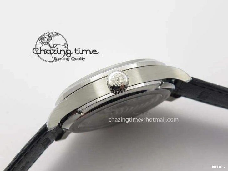 MIROTIME 0807 Portuguese Tourbillon Power Reserve Moonphase SS Black Dial On Black Leather Strap TechFriendly 7321
